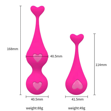 Female Silicone Kegel Balls G-Spot Massager Women's Vagina Trainer Pelvic Floor Exercises Vagina Balls Shrinking Ball Anal Beads