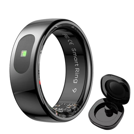 Smart Ring for Women Men Heart Rate Blood Oxygen Monitor Temperature Sleep Tracker Camera Control 5ATM Waterproof Multi Sports