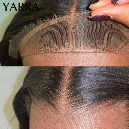 360 Lace Frontal Only Brazilian Body Wave Human Hair Straight Pre-plucked Transparent Lace Closure Only Natural Color Remy Hair