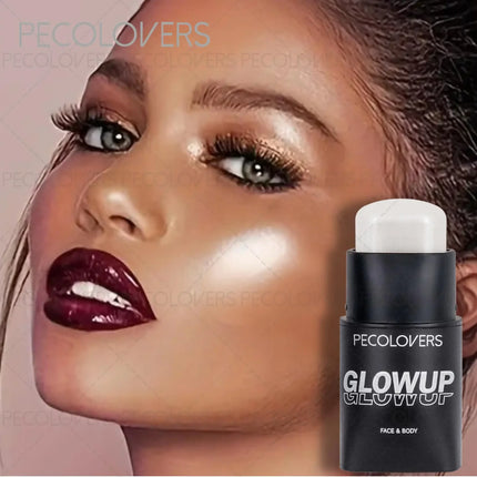 1PC Shimmer Face Concealer&Blush Stick,Non-greasy, Waterproof, Long-lasting Effect,Suitable for Beginner