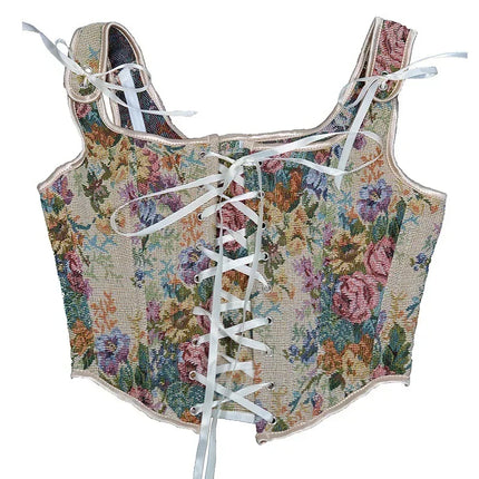 Fashion Lolita Shirt Women Corset Top Camis y2k Body Shaper Woman Clothing Blouses Sexy Waist Trainer Bustiers Ladies Underbust