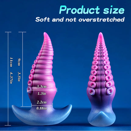 Wearable Anal Plug Octopus Dildo G-Spot Stimulation Wear Butt Plug Fake Dildo Mini Buttplug Analplug For Women Men