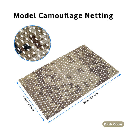 Military Camouflage Net Disguise Net for Scale Diy Model Making/Tank Vehicle Kits/Landscape/Dioramas Supplies/Decoration 1pc