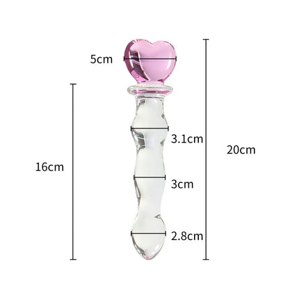 Adult Anal Sex Toys with Crystal Glass Dildo Beads G-Spot Butt Plug for Women Massager Vagina Stimulate Anue Phallus Collection