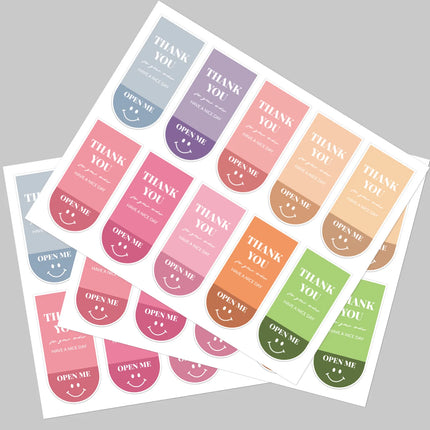 10pcs Macaron Color Paper Sticker Handmade Candy Cookies Gift Packing Sticker Labels Diy Wedding Party Packing Supplies Stickers