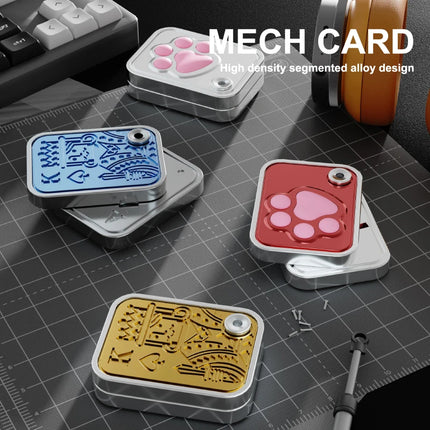 New product children's cat grab push card decompression toys pop bubble sound rotating fingertip spinning adult pressure relief