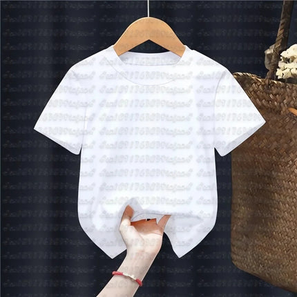 Dragon Ball Goku T-shirt Cotton for Children Birthday Figure Tee Top Boy Girl Clothes Anime Short Sleeve Kids White Loose Gift