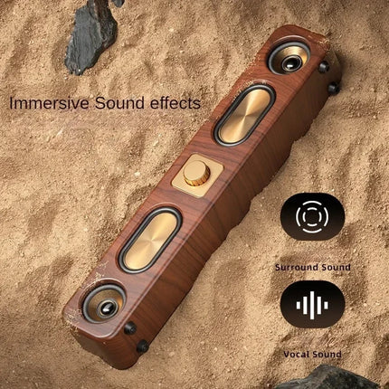 Bluetooth Speaker Portable Outdoor Speakers Aux Connection Usb/tf Read Insert Long Strip Desktop Subwoofer Audio
