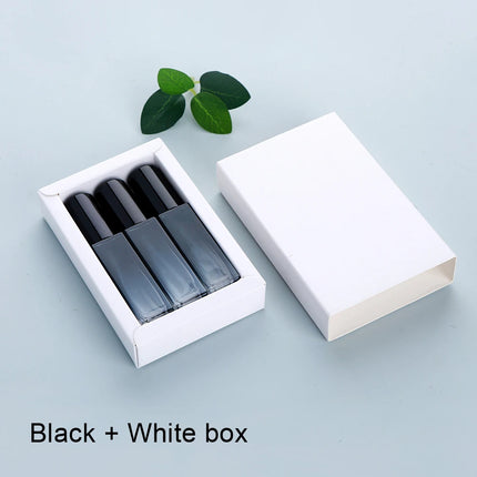 10ml Perfume bottle 1 box of 3 bottles Gradient thick glass perfume bottle Perfume Atomizer Exquisite packaging box gift