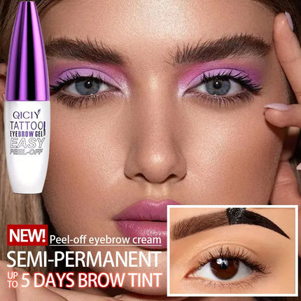 1pc Tear-Off Eyebrow Gel Lasting 3 Days Dyeing Eye Brow Long-Lasting Intense Waterproof Smudge-Proof Gel Make Up Cosmetic Tools