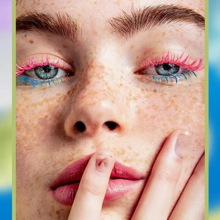 Colorful Glitter Mascara, Waterproof Long Lasting Thickening Lengthening Anti-Smudge Mascara, Tint Rich Color Sparkly Mascara