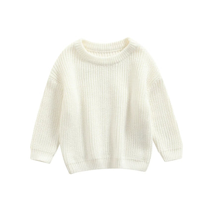 0-9M Autumn New Baby Boys Girls Clothes Baby Sweater Toddler Knit Sweater Newborn Knitwear Long Sleeve Cotton Baby Pullover Tops