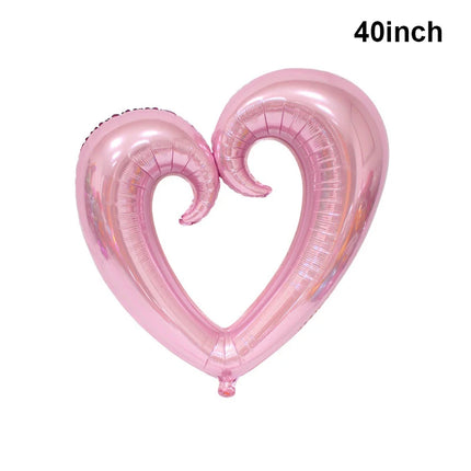 Lipstick Balloon Large Lip Heart Foil Balloons for Spa Makeup Girl's Party Decors Bridal Shower Wedding Valentine's Day Supplies
