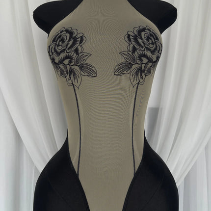 Toucheart Fancy Erotic Bodysuit Skinny Backless All-in-one See-through Body Shaping Seductive Hot Coquette Hollow Private Set