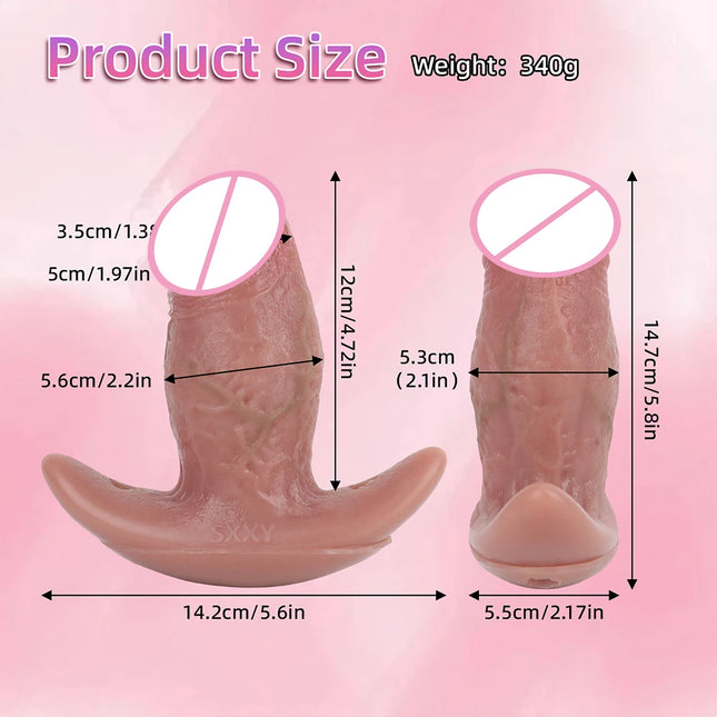 SXXY Adjusting Bondage Deep Throat Mouth Plug Leather Silicone Bdsm Mouth Gag Sex Toys Flirt Sex Tools Simulation Dildo For Adul