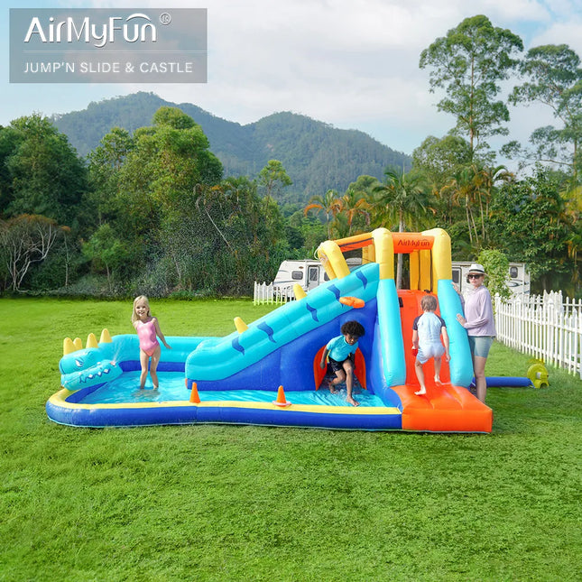 Outdoor Small Children's Inflatable Bounce Castle Double Slide Combination Bounce House Inflatable Castle