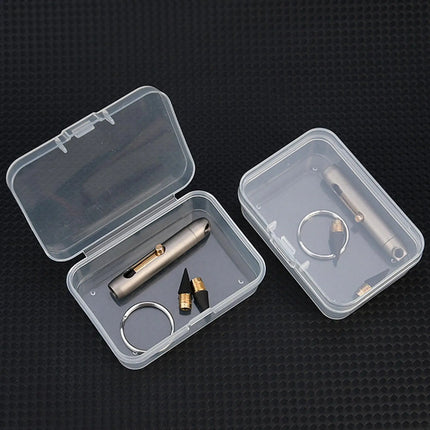 Eternal Pencil Metal Inkless Pen Titanium Alloy Everlasting Pencil erasable Pen Creative pendant design for emergency writing