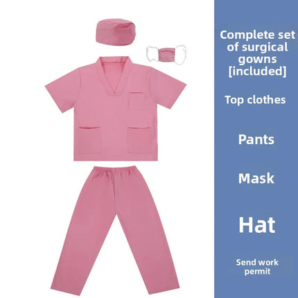 Children's Doctors Nurses Costume Sets Role-playing with Pretend Costumes Preschool Education School Performances