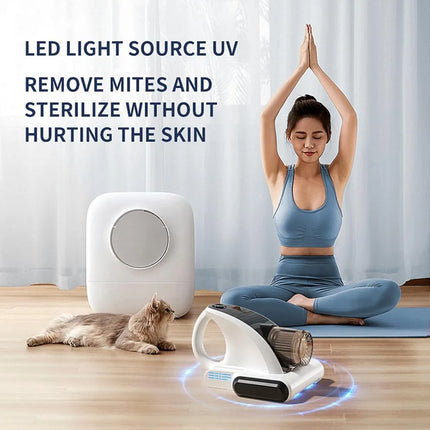 Powerful Mite Vacuum Cleaner Handheld 7.4V - Wireless Strong Suction for Sofa Bedding For Household Gift