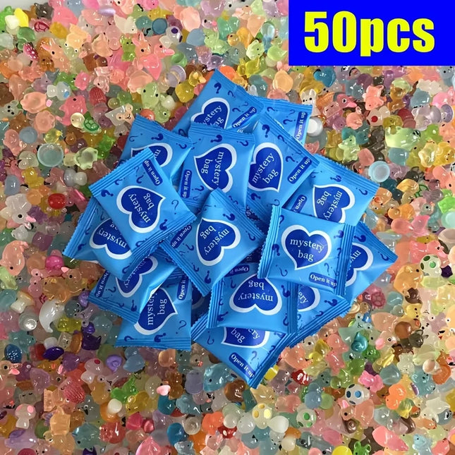 5-50pcs Luminous Animal Blind Box Statue Mini Desktop Decoration Small Ornament Creative 14+teenager Like Gift Color Random Send