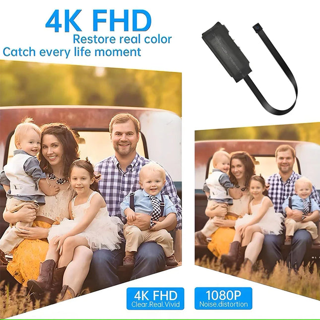 4KHD mini WiFi camera with remote viewing, mobile detection and other functions, home DIY nanny style wireless HD camera
