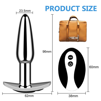 Remote Control Vibrators Vibrating Butt Anal Plug Sex Toys for Women Men Silicone Erotic Massager Stimulator Dildo Anal Toys