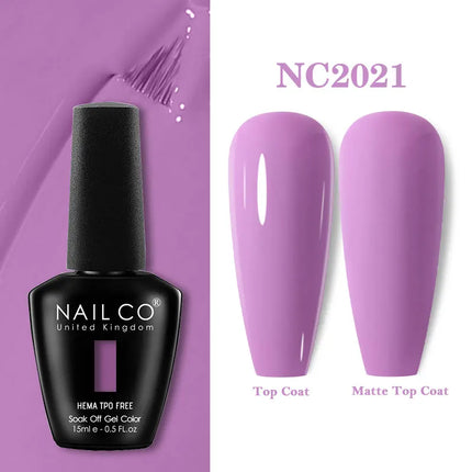 NAILCO 15ml Red Color Series Gel Varnish Coffee Gel Nail Polish Maximalism Reddish Gellak Design Brown Lacquer Nail Art Manicure
