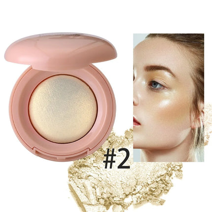 Highgloss Makeup Highlighter Smooth Mashed Potato Texture Highlight Pearlescent Contour Long-lasting Waterproof Body Highlight