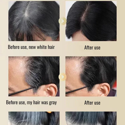 YP1205 Instant Black Covera Waterproof and Sweatproof Hair Dye Stick Disposable White Hair Coloring Comb  Hairline Root Conceale