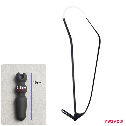 YWZAO Hanging Neck Underwear Adult Plug Anal Fisting Toys Butt Dildo Thongs Lingerie Anus Ass Panties Men's Briefs Sexy Gay