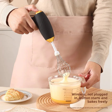 Electric egg beater, egg white mixer, dual stick 3-speed charging handheld cake cream machine, butter machine, kitchen blender