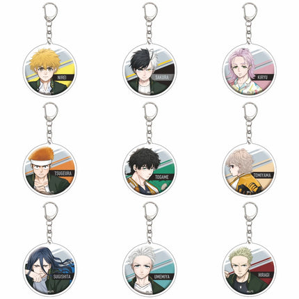 55MM Anime WIND BREAKER Keychain Umemiya Hajime/Nirei Akihiko/Sugashita Kyoutarou Key Chain Acrylic Model Plate Christmas Gifts
