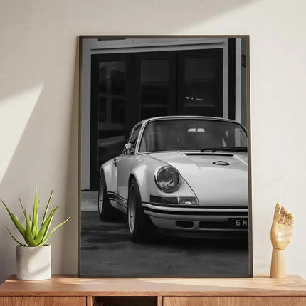 Black and White Luxury Car Vehicle Poster Modern and Elegant Wall Stickers for Home Decor Living Room Dormitory Wall Art