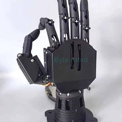 6 Dof Robot Hand with Five Fingers Servo Control Left Right Bionic Palm Assembled Gripper Claw for Programmable Robot Hand Kit