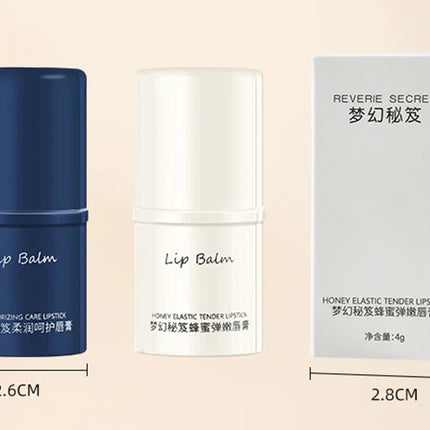 Anti Dry Moisturizing Lip Balm Long Lasting Nourishing Jelly Base Clear Lipstick Women Winter Lip Care Smoothens LipLines Makeup