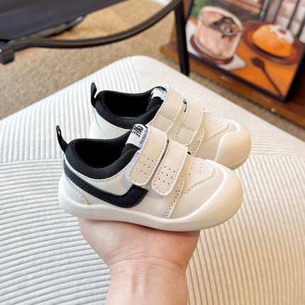 2025 Spring Autumn New Learning Walk Shoes New Winter Style Boys Girls Soft Bottom Anti-Slip Surface Kids Board Shoes