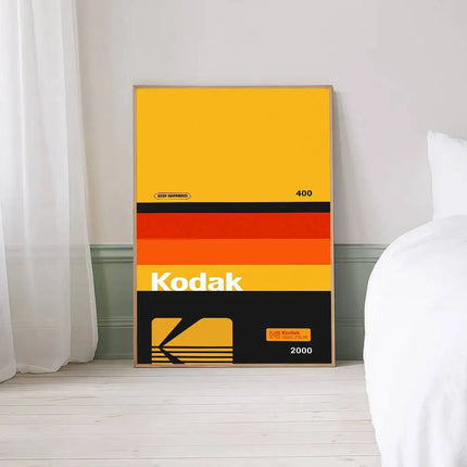 Retro Fashion K-KodakS Self-adhesive Art Poster Retro Kraft Paper Sticker DIY Room Bar Cafe Stickers Wall Painting
