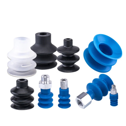 5Pcs FG Series Corrugated vacuum suction cup Imported silicone and nitrile rubber materials FG-3/7/9/12/14