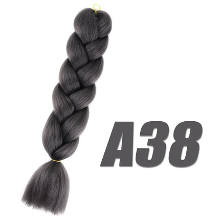 Sparkle Shiny Braiding Hair Pre Stretched Kanekalon Tinsel Crochet Hair Extensions For Girls Dazzles Women Hippie Synthetic