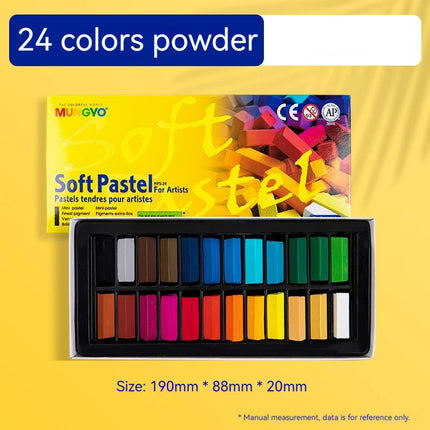 24/32/48/64 Color Chalk Set Color Crayons for Beginners A Variety of Painting Pastel Stick Students Art Painting Stationery