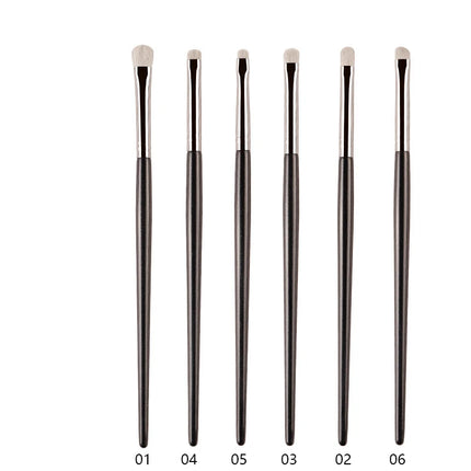 1pc White Pony Hair Eyeshadow Makeup brushes Small Smudge Precision Crease Detail Bevel Eye Shadow Make up brush Liner Lip