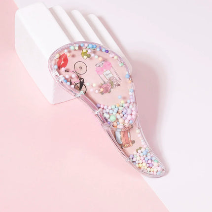 portable anti-static cartoon comb massage hair brush massage hair brush comb salon accessories Special for real hair wigs