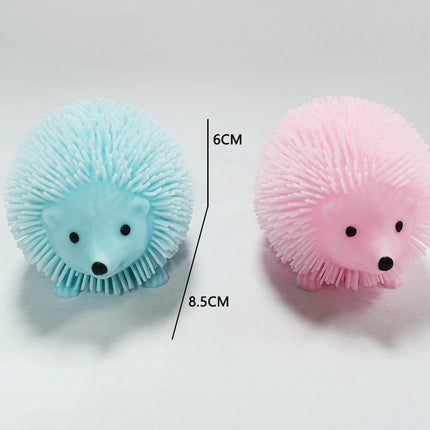 Hedgehog Balls Glitter Sensory Fidget Toys for Adults Funny Cute Squeeze Stress Relief Toys Birthday Party Favors Pinata Filler