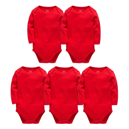 Kavkas Baby Boy Girl Clothes 0-24 Months 3/5 pcs a lot 100% Cotton Newborn Body bebe Bodysuit Long Sleeve Four Season Jumpsuit