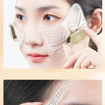 EMS Facial Sculptor V-Lift Massager - Smart Anti-Aging Device with  Pulse for Eye & Jawline Toning, Rechargeable Face Trainer