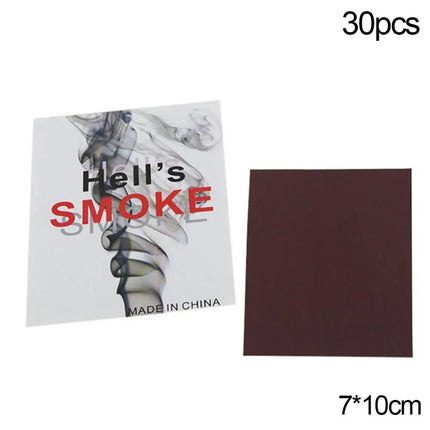 30PCS Chemical Magic Paper Cool Close Up Magic Trick Fingers Smoke Hells Smoke Stage Stuffs Fantasy Prop Make Fun Magic Tricks