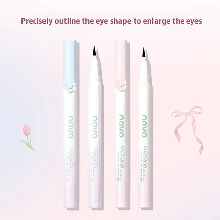 NOVO Waterproof, sweat-resistant and smudge-proof liquid eyeliner pen with long-lasting, quick-drying formula