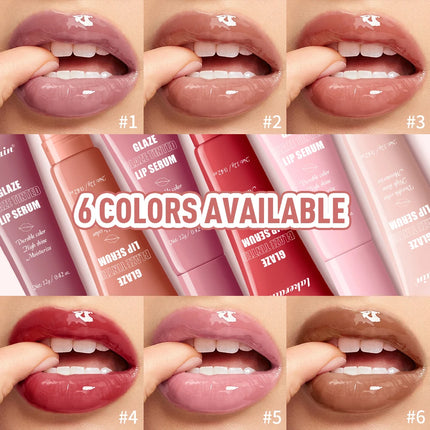 6 Colors Lip Gloss Glowy Balm Tinted Lip Moisturizer Repairing Nourishing Lip Tint Glow Liquid Lip Gel Hydrating Lips Care