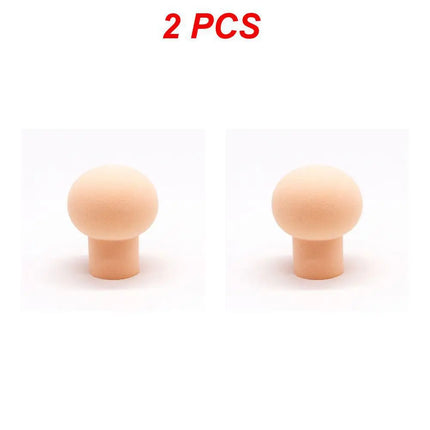 1/2/3pcs Sponge Makeup Puff Mushroom Head Cosmetic Puff Powder Liquid Foundation Puff Soft Delicate Sponge Beauty Makeup Tool