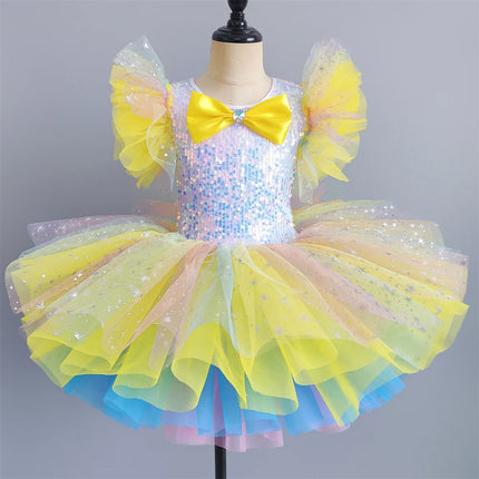 Children Ballet Dress Girls Clothing Summer Baby Ballerine Dance Costumes Party Girl Ballet Leotards Kids Dresses Tutu Vestidos